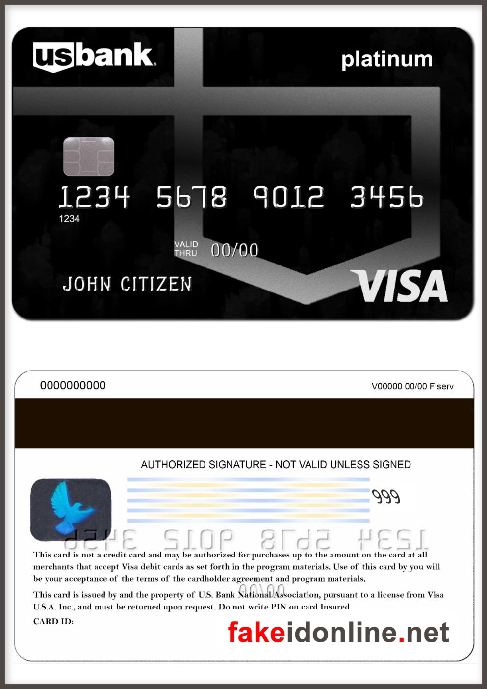USA U.S. Bank Visa Card